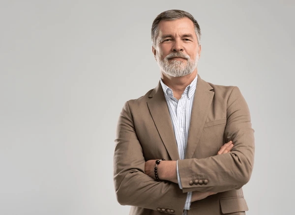 business portrait confident businessman entrepreneur 600nw 2480068229